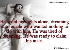 Beautiful young nude muscular male model alone in bed with lots of white copy space